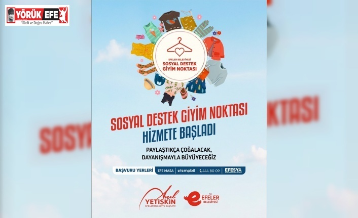 BAŞKAN YETİŞKİN İLE RAMAZAN’DA DAYANIŞMA’NIN ADI SOSYAL DESTEK GİYİM NOKTASI