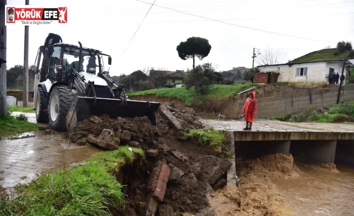 İncirliova Belediyesi’nden yağışa hızlı müdahale