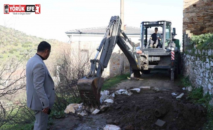 Koçarlı’da yağmur sonrası hasar tespiti için ekipler sahaya indi