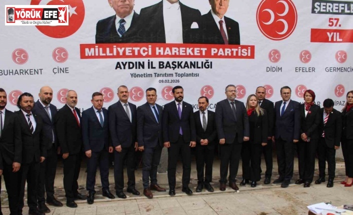 MHP Aydın’da yeni yönetim tanıtıldı