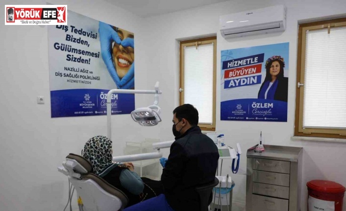 Nazilli Ağız ve Diş Sağlığı Polikliniği’ne vatandaşlardan yoğun ilgi