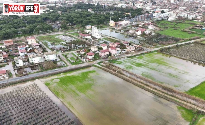 Nazilli’de mahalle sular altında kaldı, ekipler anında müdahale etti