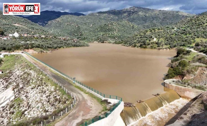 Sultanhisar’da göletler sağanakla doldu taştı