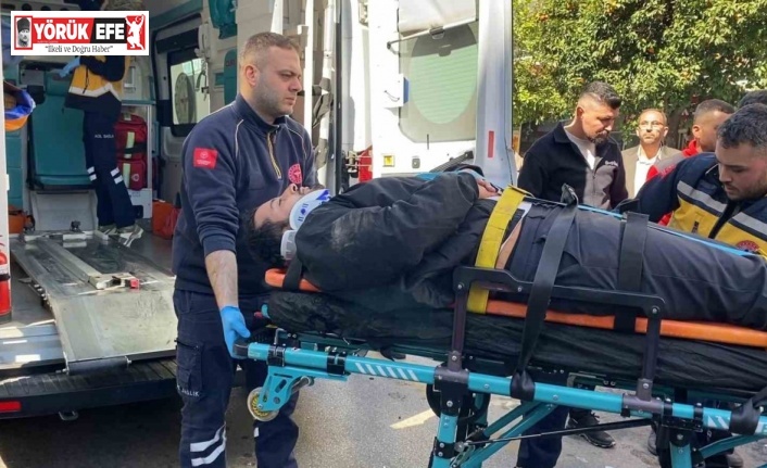Aydın’da otomobille çarpışan motosikletli yaralandı