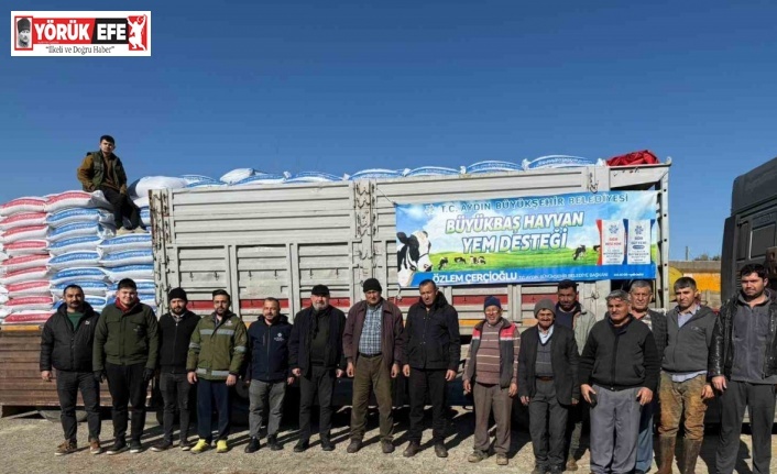 Başkan Çerçioğlu’ndan Karacasu’da küçük üreticilere yem desteği