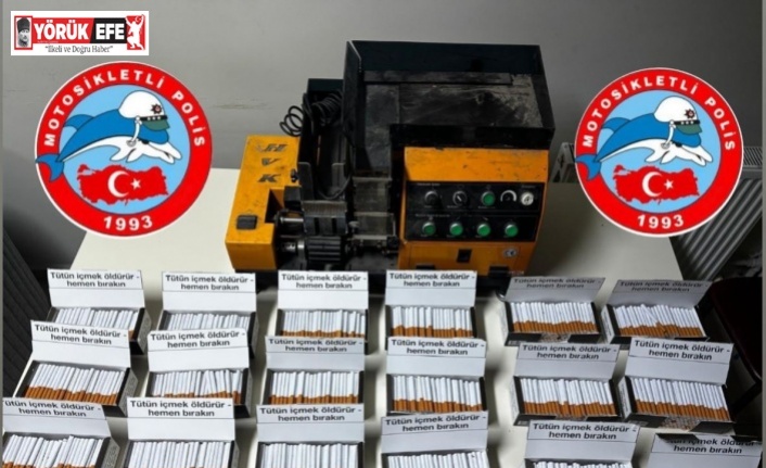 Durdurulan araçtan kaçak tütün çıktı