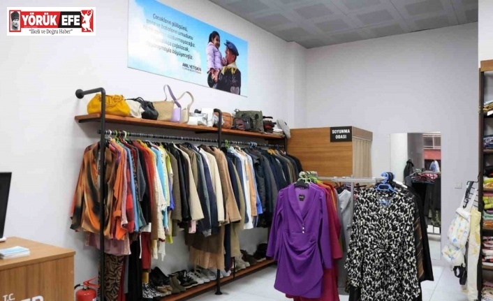 Efeler Belediyesi’nin Sosyal Destek Giyim Noktası 2 haftada 80 haneye ulaştı