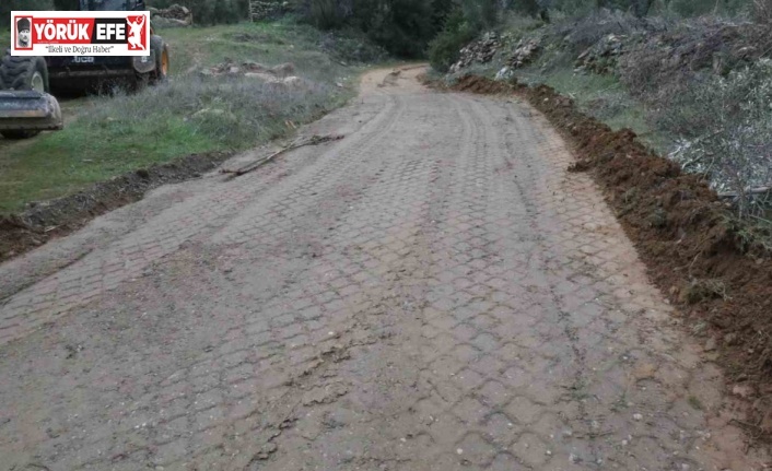 Kavaklı Mahallesi’ndeki bahçe yolu yenilendi